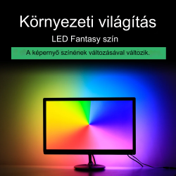 ESP01S - WS2812 DRGB LED vezérlőmodul WIFI-s, USB C, 5V
