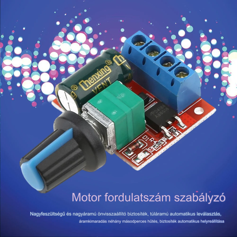 5A/10A PWM 12V DC motor fordulatszám szabályozó modul DC-DC 5V-35V 5A/10A PWM 12V DC motor fordulatszám szabályozó modul DC-DC 5V-35V