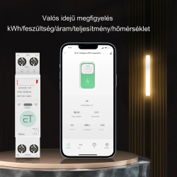 1-63A 1P 1P+N Wifi Intelligens Megszakító Idő Relé Kapcsoló A Tuya Smart /Ewelink