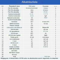 A TJ-56-428 4-Digites Digitális Ébresztőóra Készlet akril házzal tökéletes DIY elektronikai projekt