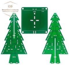 3D Karácsonyfa LED DIY Készlet 7 Színű Villogó LED