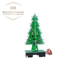 3D Karácsonyfa LED DIY Készlet 7 Színű Villogó LED