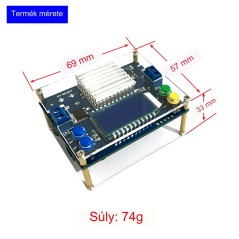XY-SK35Y DC-DC Boost/Buck Átalakító CC CV Tápmodul Kijelzővel – Precíz Feszültség- és Áramvezérlés