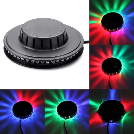 Színes Disco LED Fali Lámpa 48 LED-del - Automatikus Színváltó Fények | SmartElektronika.hu