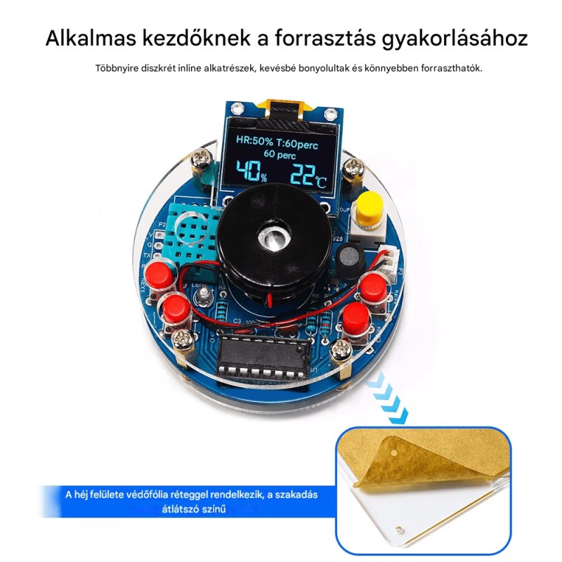 USB Párásító és Hőmérséklet-Páratartalom Kijelzős DIY Kit USB Párásító és Hőmérséklet-Páratartalom Kijelzős DIY Kit