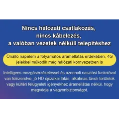 Napelemes 4G IP Kamera – Forgatható, Wifis, Ajándék SD kártya | SmartElektronika.hu
