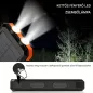 Power bank 8000 mAh-s napelemes, kettős LED-es zseblámpával Power bank 8000 mAh-s napelemes, kettős LED-es zseblámpával